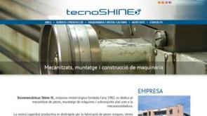 Nou disseny web per Tecnomecánicas Shine